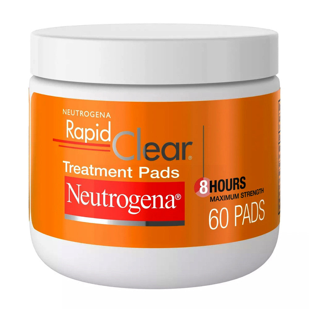 Neutrogena Acne Rapid Clear Daily Treatment Pads - 60 Ea